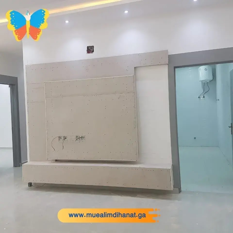 ديكور حائط جبس بورد